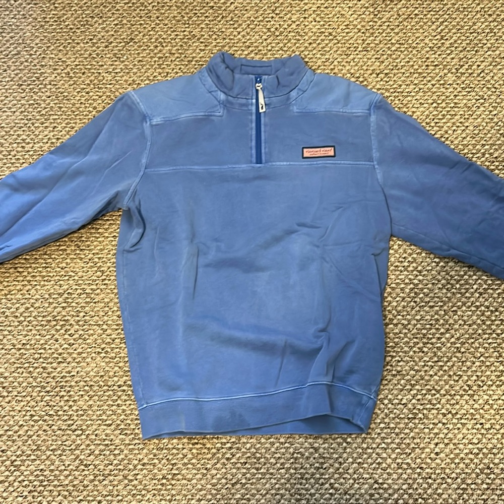 Vineyard Vines size small pullover/quarterzip sweatshirt. Blue color.